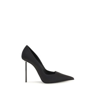 Black Calf Leather Bos Taurus High Heel Pumps