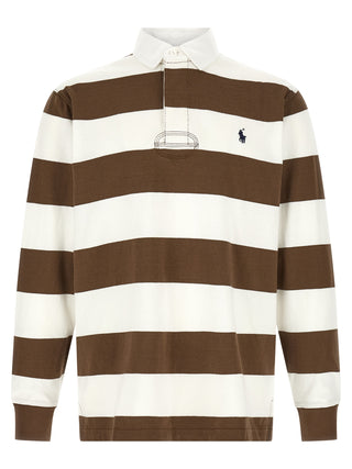 Brown Cotton Polo Shirt