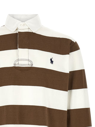 Brown Cotton Polo Shirt