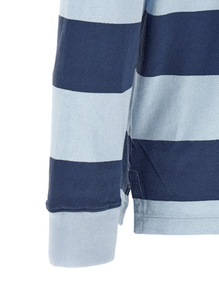 Polo de algodón azul