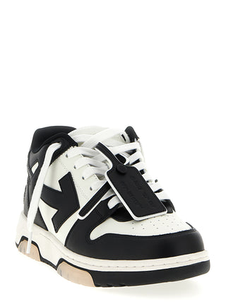 Bicolor Calfskin Low Top Sneakers