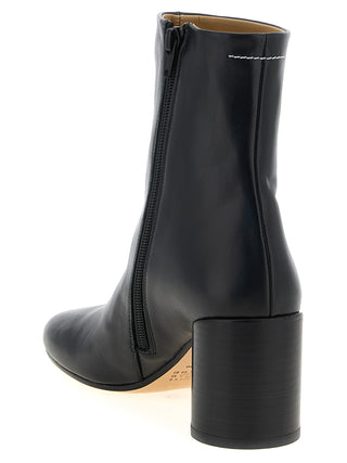 Botines de Poliéster Negro