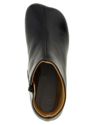 Botines de Poliéster Negro