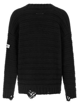 Black Virgin Wool Cardigan