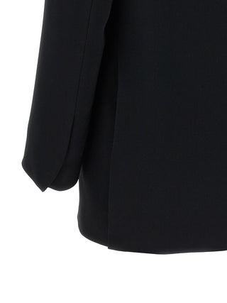 Black Polyester Blazer