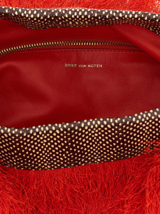 Bolso de mano multicolor de poliéster
