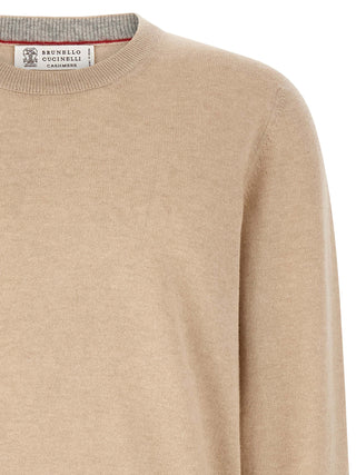 Beige Cashmere Cardigan