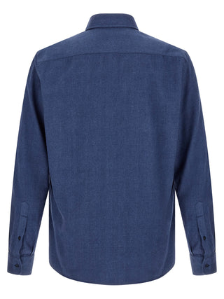 Blue Cotton Blouse