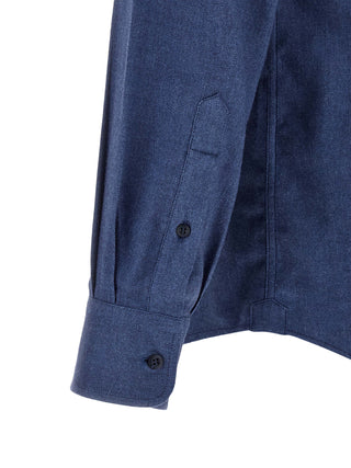 Blue Cotton Blouse