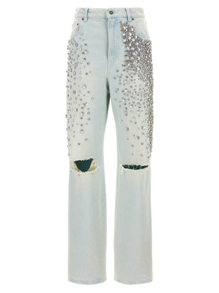 Blue Cotton Jeans Denim