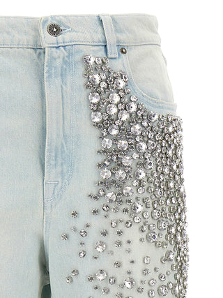 Blue Cotton Jeans Denim