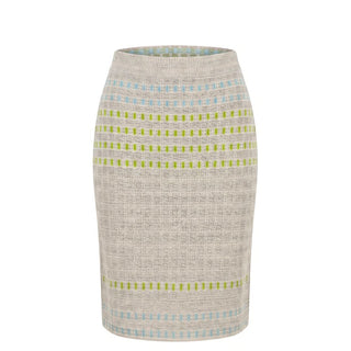 Grey Silk Women Skirt
