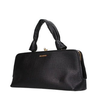 Black Raffia Handbag