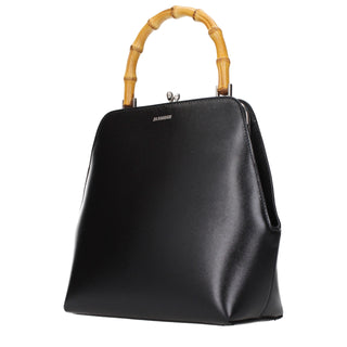 Bolso negro de cuero