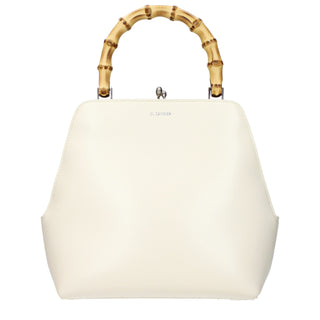Beige Leather Handbag