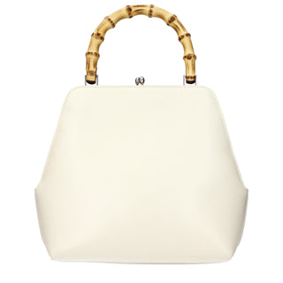 Beige Leather Handbag