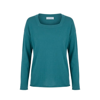 Blue Cotton Women's Sweater