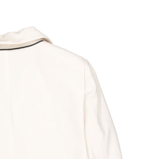 White Virgin Wool Blazer