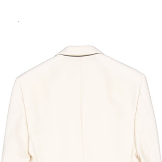 White Viscose Blazer