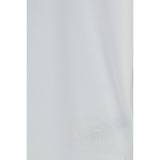 White Cotton Long Sleeve T-Shirt