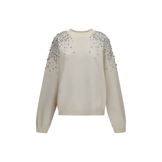 Beige Cotton Sweatshirt