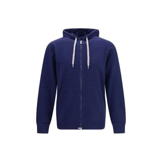 Blue Cashmere Sweatshirt