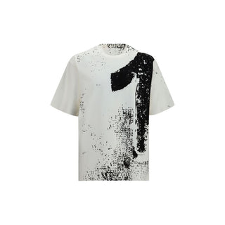 Camiseta de algodón blanca