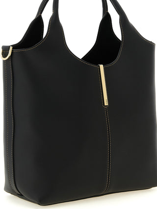 Black Calfskin Tote Bag