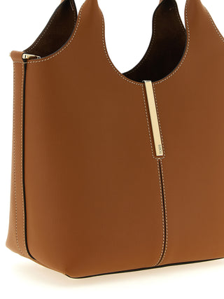 Brown Calfskin Tote Bag