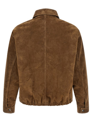 Brown Calfskin Leather Jacket