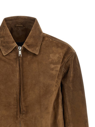 Brown Calfskin Leather Jacket