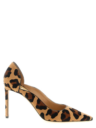 Multicolor Goatskin High Heel Pumps