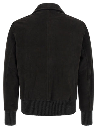 Black Lamb Leather Leather Jacket