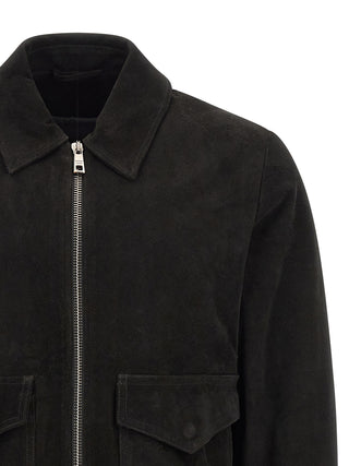 Black Lamb Leather Leather Jacket