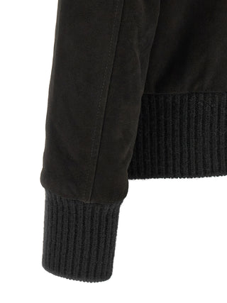 Black Lamb Leather Leather Jacket