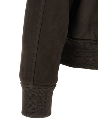 Brown Lamb Leather Leather Jacket