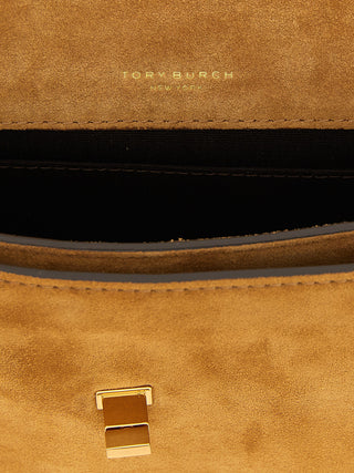 Brown Calfskin Shoulder Bag