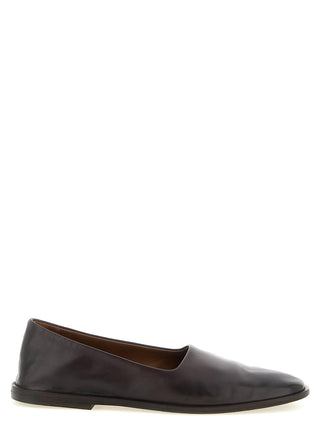 Brown Calfskin Ballet Flats