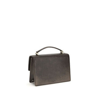 Bolso de mano Bos Taurus de cuero de becerro marrón