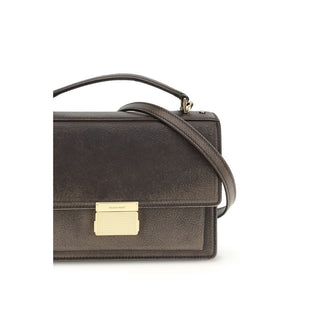 Bolso de mano Bos Taurus de cuero de becerro marrón