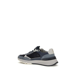 Zapatillas deportivas Bos Taurus de piel de becerro azul