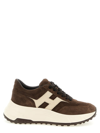 Zapatillas deportivas de becerro marrón