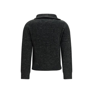Black Viscose Sweatshirt