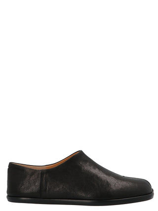 Black Lamb Leather Ballet Flats