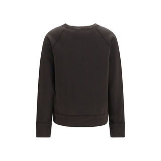 Black Cotton Sweatshirt