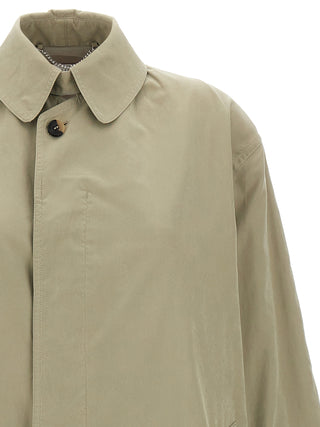 Bicolor Polyester Coat