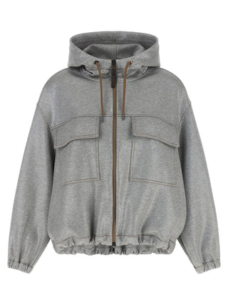 Silver Cotton Bomber