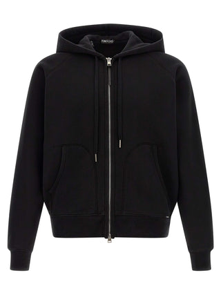 Black Cotton Sweatshirt