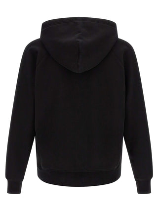 Black Cotton Sweatshirt