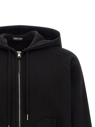 Black Cotton Sweatshirt